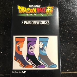 NWT DRAGON BALL Z Crew Socks Bundle